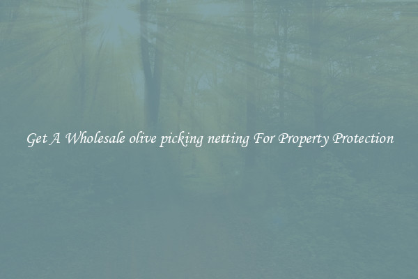Get A Wholesale olive picking netting For Property Protection