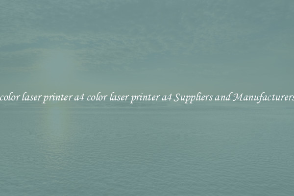 color laser printer a4 color laser printer a4 Suppliers and Manufacturers