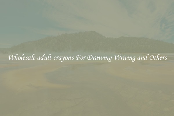 Wholesale adult crayons For Drawing Writing and Others