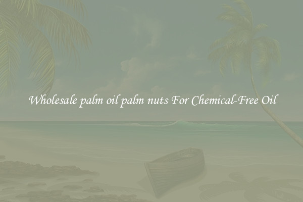 Wholesale palm oil palm nuts For Chemical-Free Oil