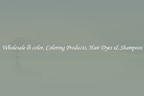 Wholesale lb color, Coloring Products, Hair Dyes & Shampoos